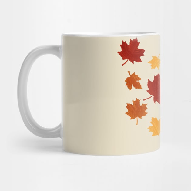 Maple leaves, autumn, fall by Anahis Digital Art